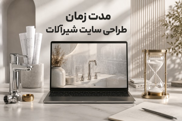 مدت زمان طراحی سایت شیرآلات چقدر است؟